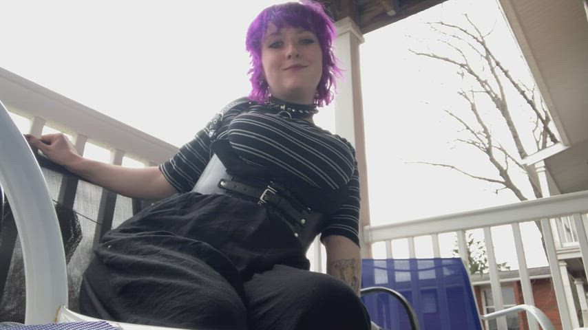 I can’t help but flash my big tits in public 💦 : video clip