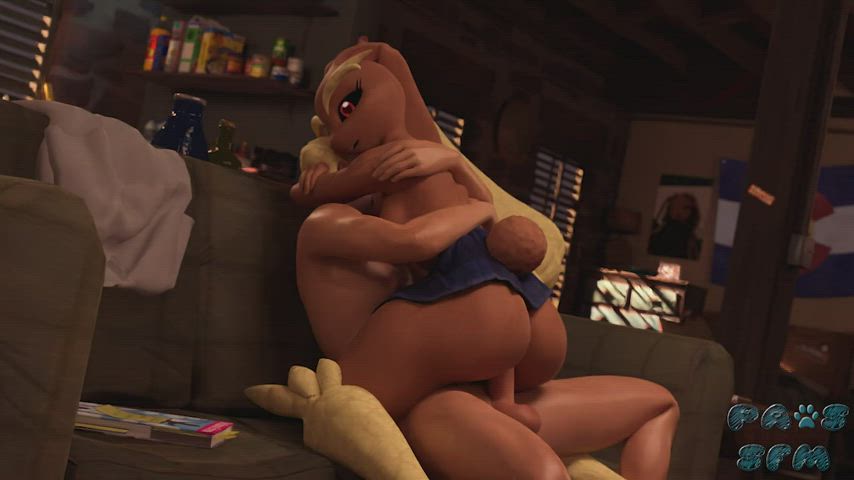 Lopunny Booty bounce (pawssfm) [pokemon] : video clip