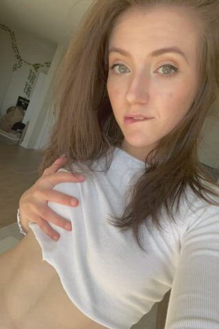 Hoping you appreciate my perky little tits 🙈 : video clip