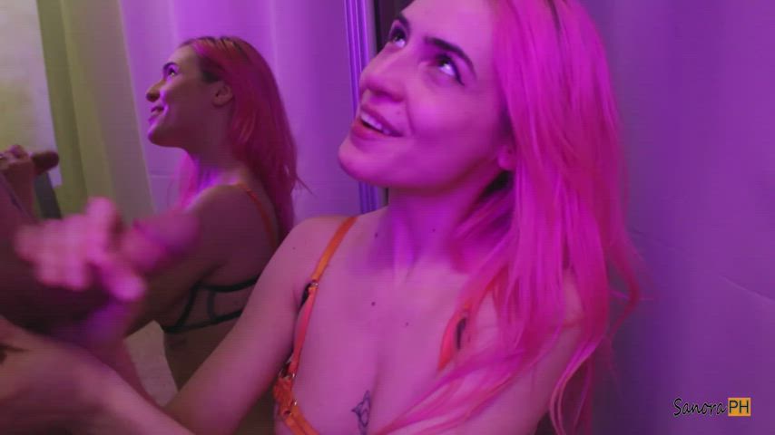 Slut works his balls and absolutely drains him! : video clip