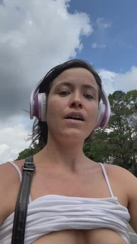 Terrorizing the Suburbs by Biking around Naked [GIF] : video clip