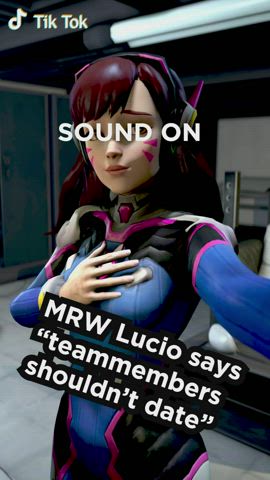 D.VA cucks Lucio (Overwatch) [PokedudeSFM] : video clip