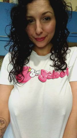 Big Babols are juicy, big and soft, like my tits! : video clip