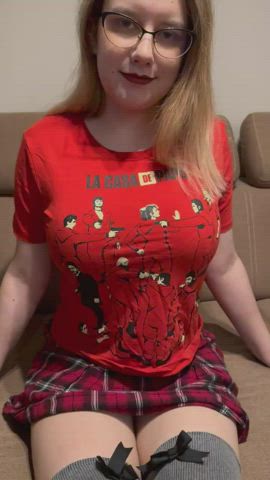 My natural and perky titties. : video clip