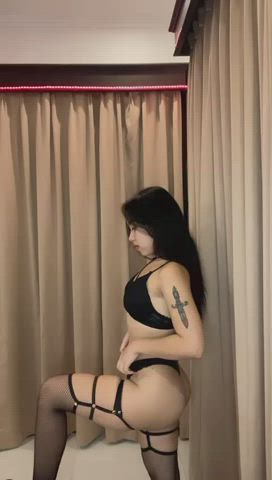 I really feel like I'm made for this outfit.. Or you want me to take it off? : video clip
