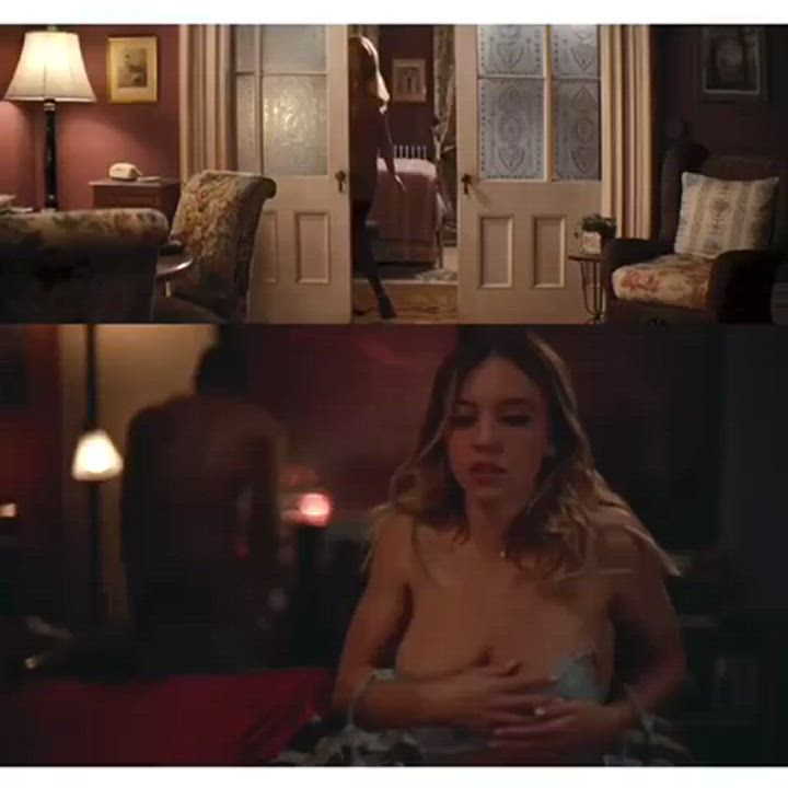 Thinking about how Margot Robbie and Sydney Sweeney were both the same age (21) when they made their nude debuts : video clip