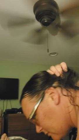 Nothing better then feeling it get hard in my mouth. : video clip