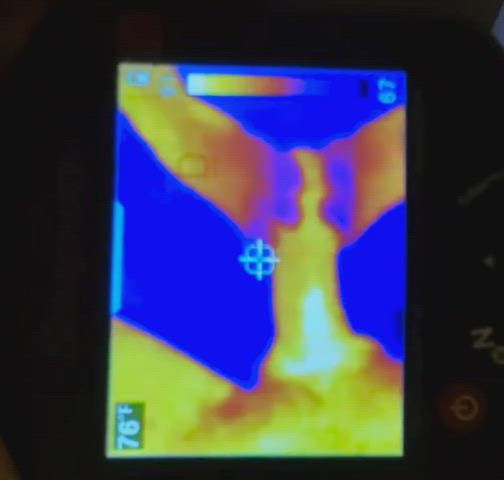 Thermal image footjob? : video clip