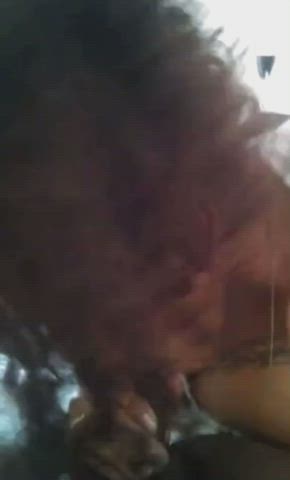Ebony milf swallows all the cum : video clip