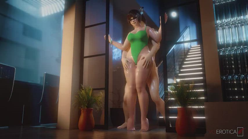 Mei thighjob [Overwatch] (vgerotica) : video clip