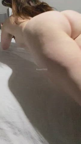 Jumping into your bed, ready to become a mum : video clip
