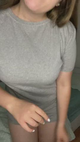 Kinda insecure about my chubby body... would you still fuck me? : video clip