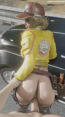 Cindy Aurum Fuck on the Road (Lazyprocrastinator, Audiodude) [Final Fantasy] : video clip