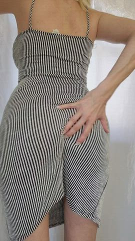 When I take you to the other room so you can look up my skirt.. : video clip
