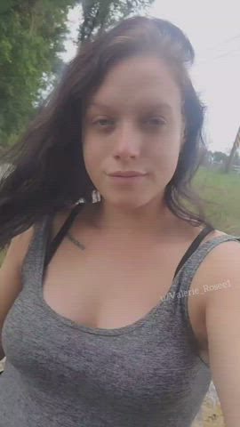 No makeup 😕 But I got caught by park security, I'm glad he got to see 😋😂 : video clip