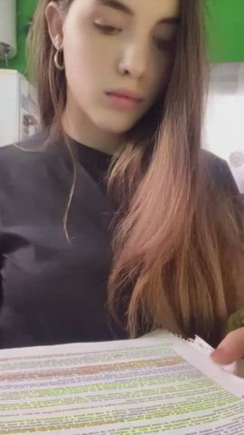 School is boring… I have better things to do with you haha : video clip