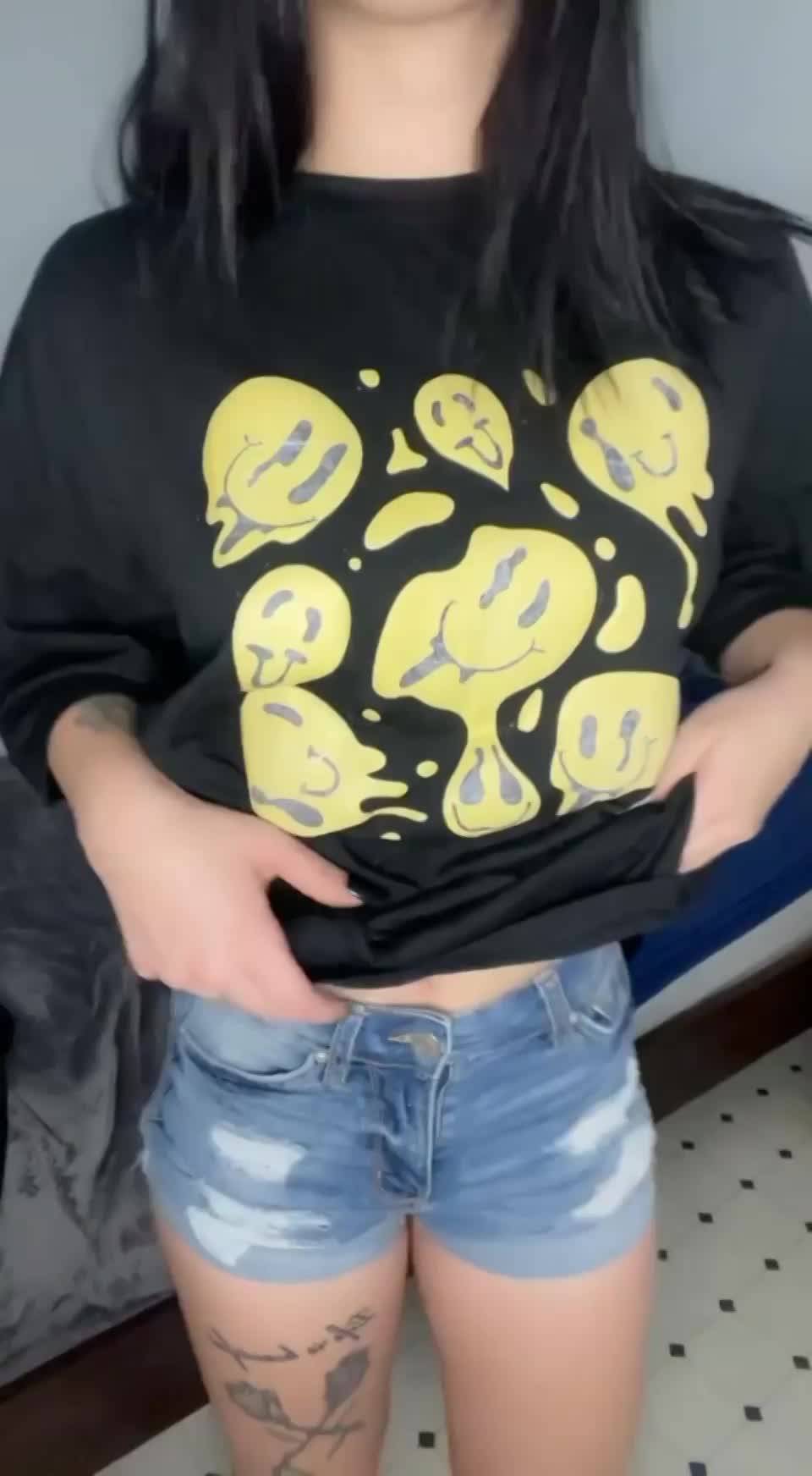 Would you fuck me despite my petite tits? : video clip