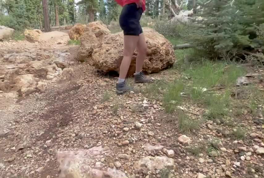 This rock was so cold but my holes would definitely keep you warm [GIF] : video clip