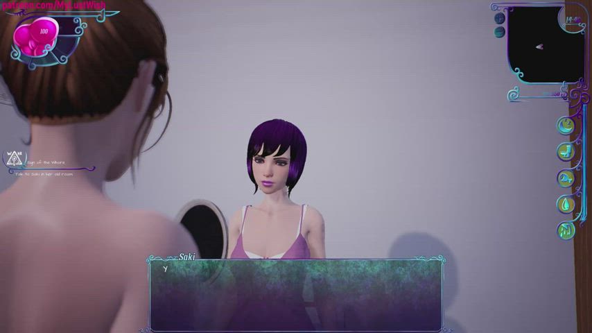 My Lust Wish - Ashley & Saki (in-game sex scene) : video clip