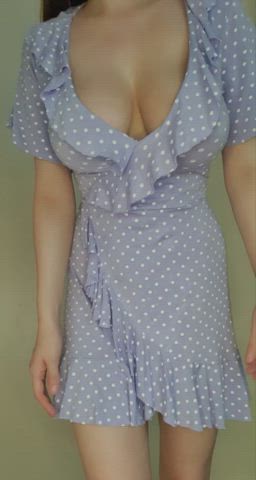 Look what I'm hiding underneath my dress 😇 : video clip