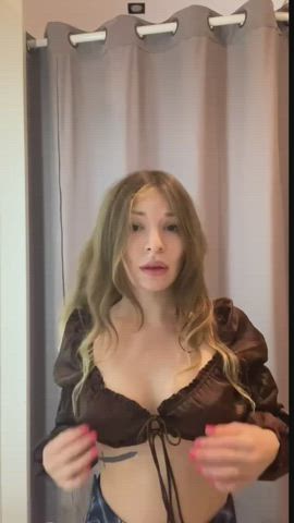 my pussy is as soft and cute as my tits : video clip