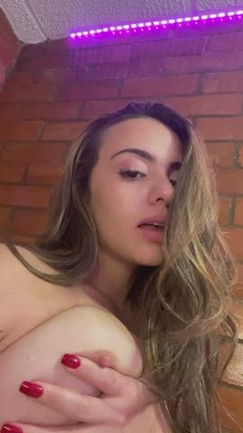 you like to lick the other nipple of mine? : video clip