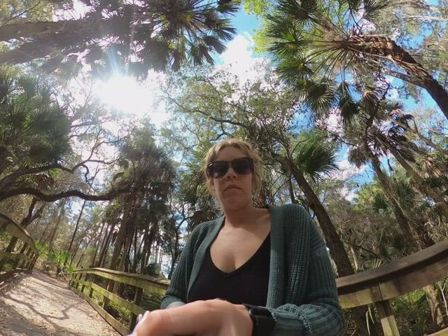 I let a stranger touch my boobs! : video clip