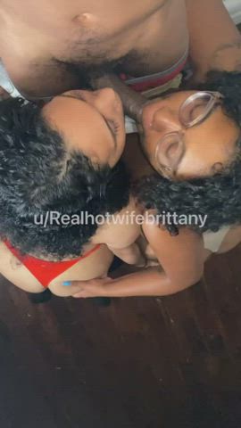 Helping my bestie suck her man’s bbc while my man records 😋😛 : video clip