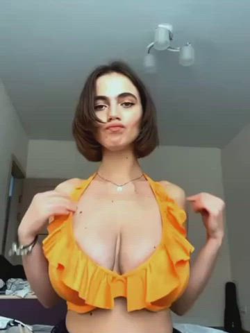[reddit] Together with the hormone pills I gave my bud a cute bra~ Looks like finally after a few months he's able to use it! I guess it's time to see if those juicy tits feels as good as they look~ : video clip