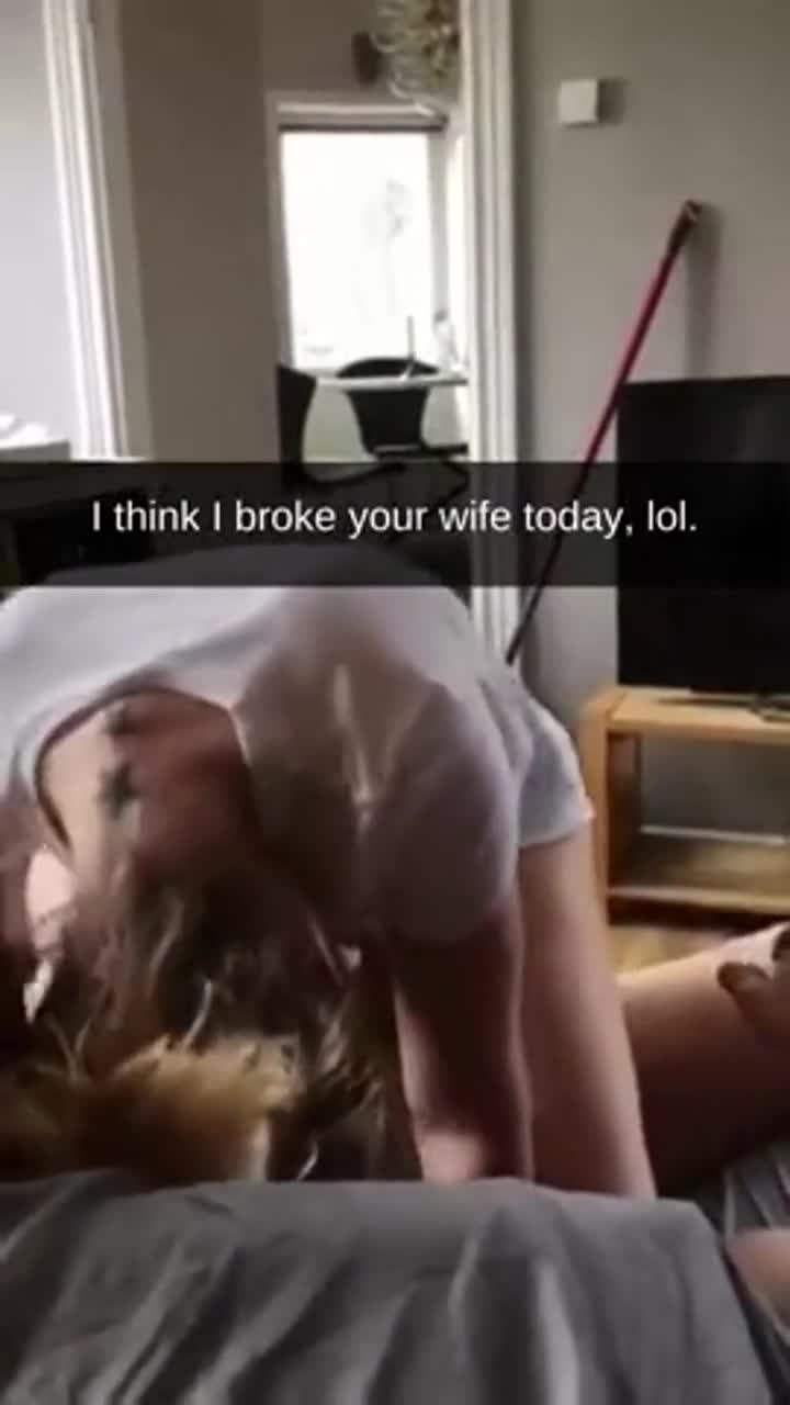 I think I broke your wife today : video clip