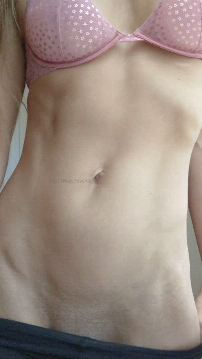 I made this video for girl that wanted to see a sexy pic of my abs, do you think I went too far down? : video clip