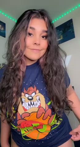 Is my young caramel body worthy of your load? : video clip