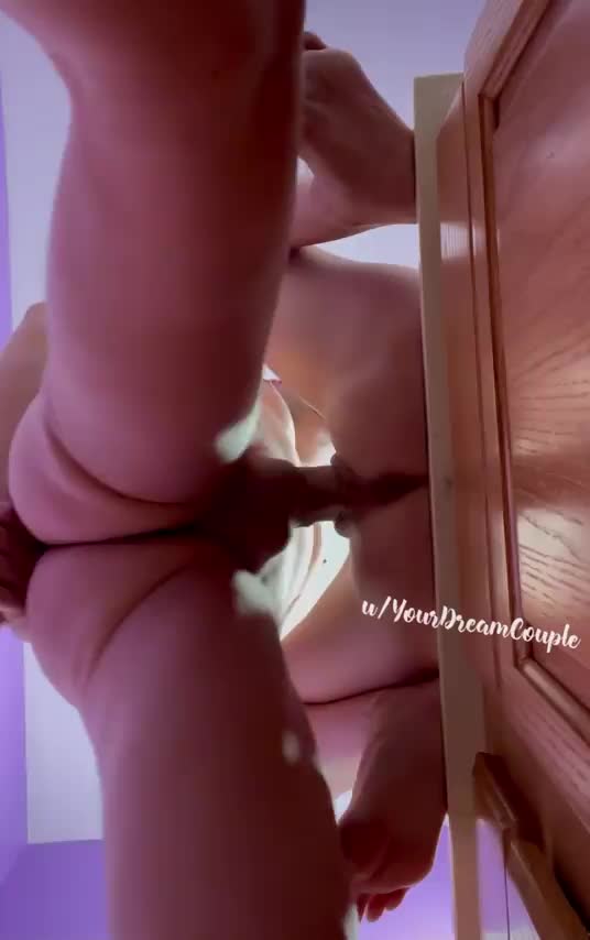 I couldn’t stop gushing all over his cock, and the cabinets 😂 : video clip