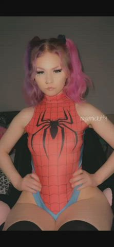 Cute enough to fuck? 😻🦸🏼‍♀️ : video clip