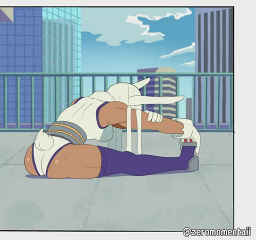 Mirko is preparing for patrol and notices you're looking (zeromomentaii) [My Hero Academia] : video clip