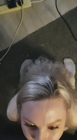 I think I look cute taking a load all over my face : video clip