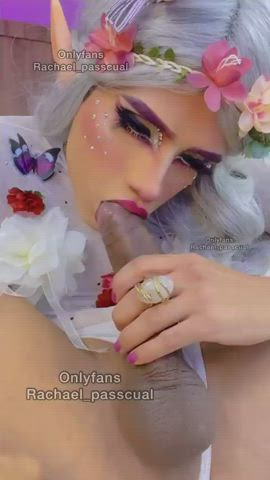 i want to learn from her and deepthroat my own cock and dont warte my cum : video clip