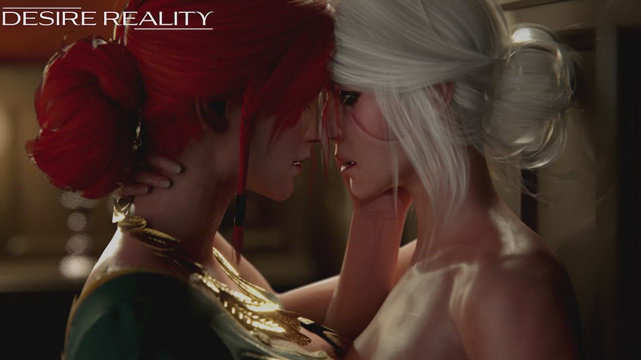 Ciri and Triss - Lesbian delights part one. Cirilla Fiona Elen Riannon, Triss Merigold (Desire Reality) [The Witcher] : video clip