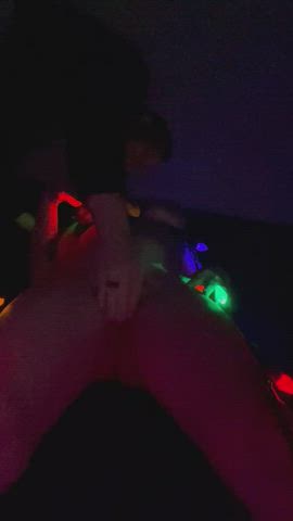 Spraying a little Christmas cheer! : video clip