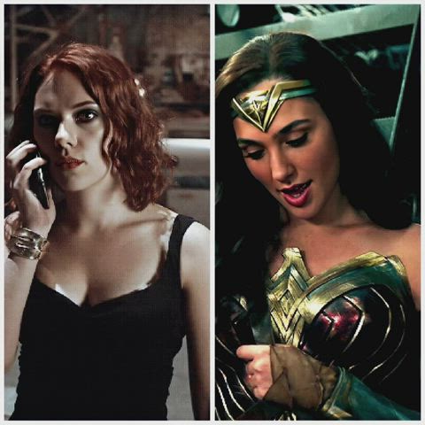 Who would you choose for a Rough sweaty session - Scarlett Johansson or Gal Gadot. : video clip