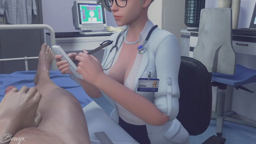 Mercy Medical Exam (Bewyx) [Overwatch] : video clip