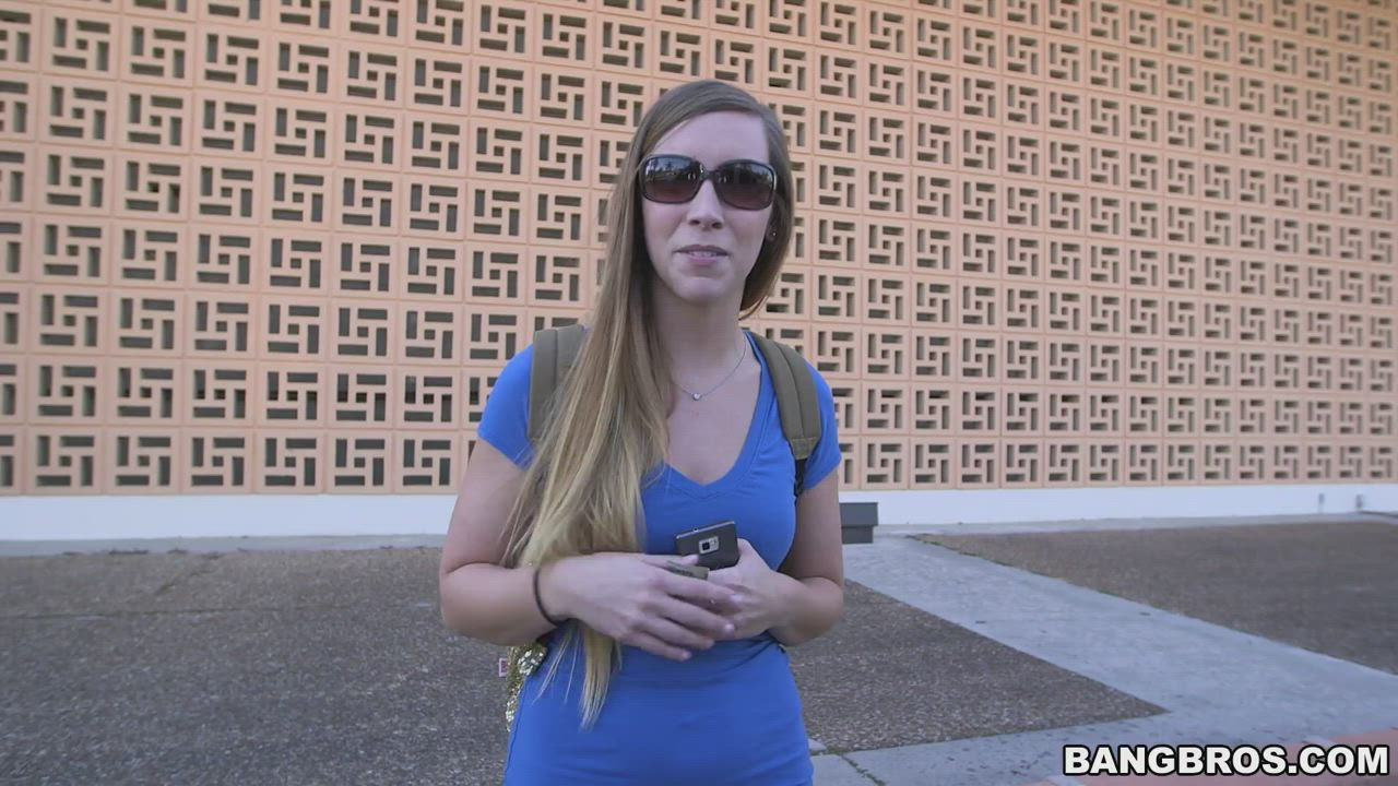 Kaylee Banks - Girl Next Door Appears on the BangBus : video clip