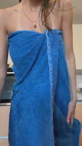 I know how to take off towels😏 : video clip