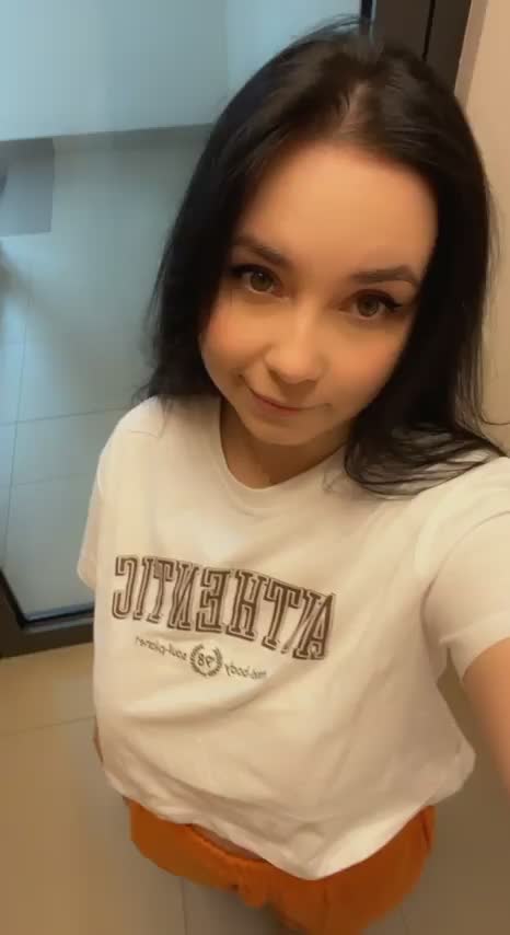 My boobies are growing recently, do you like them? : video clip