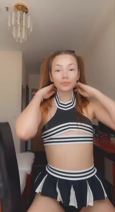 I wonder if you could cum on my face...? : video clip