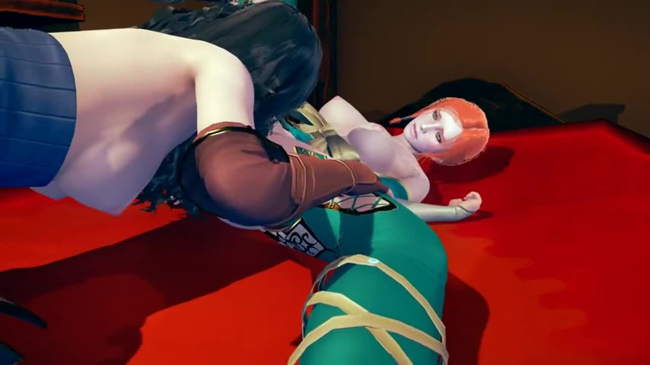 Yennefer licking Triss (Chekkin Games) [The Witcher] : video clip