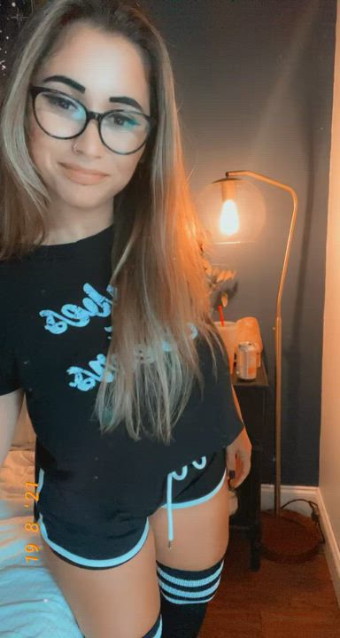 Make me your little cum slut plz 🖤😈 : video clip