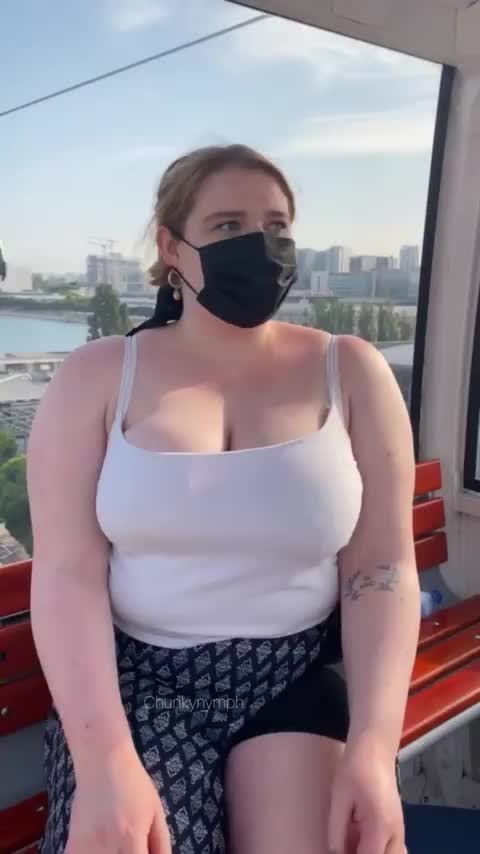 A quick flash in a cable car! : video clip