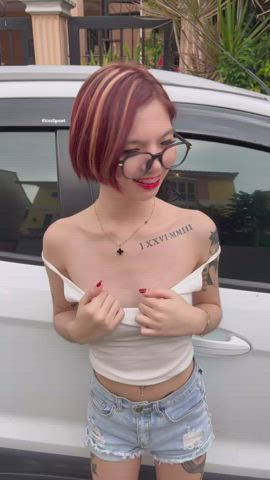 Tiny tits! : video clip
