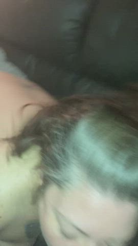 Wife swallows my cum like a good little whore : video clip